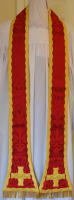 Red Roman Preaching Stole